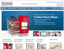 Tablet Screenshot of cassinimaps.co.uk